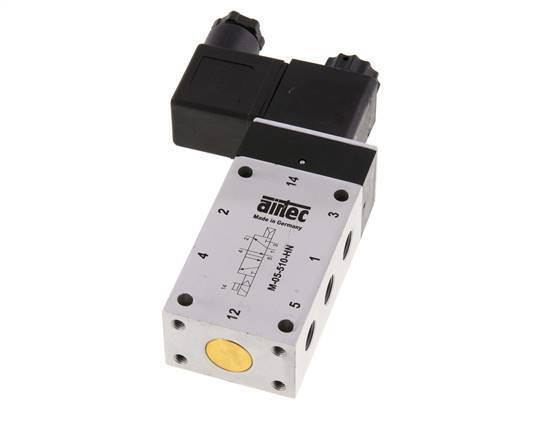 5/2 G1/8'' Solenoid Valve 230V AC 2-10bar/28-140psi Airtec