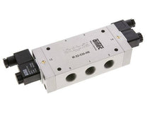 5/3 G1/2'' Center Closed Solenoid Valve 24V DC 3-10bar/42-140psi Airtec
