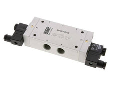 5/3 G1/2'' Center Closed Solenoid Valve 24V DC 3-10bar/42-140psi Airtec