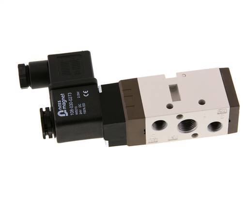 5/2 G1/4'' (G1/8'') Solenoid Valve 230V AC 1.5-10bar/21.0-140psi YPC