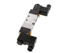 5/3 G1/4'' (G1/8'') Pressure Center Solenoid Valve 230V AC 1.5-8bar/21.0-112psi E.MC