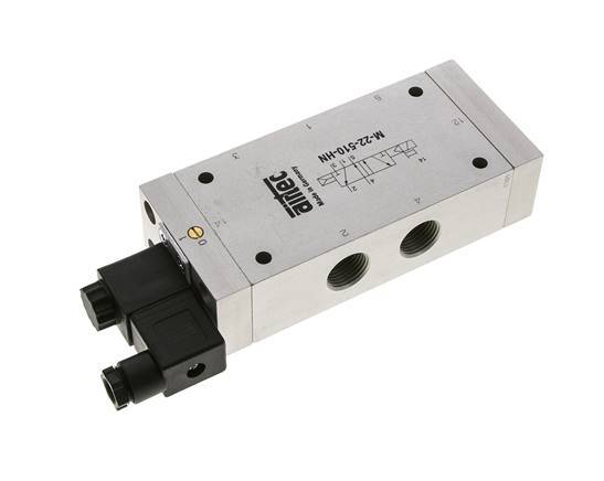 5/2 G1/2'' Solenoid Valve 230V AC 1-10bar/14-140psi Airtec