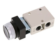 3/2 G1/4'' Push Button Valve Black 0-8bar/0-112psi YPC