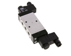 5/3 G1/4'' Pressure Center Solenoid Valve 12V DC 3-10bar/42-140psi Airtec