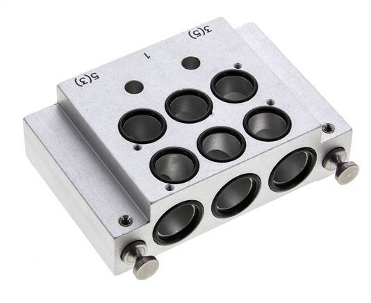 End Plate with Two Valve Seats for Airtec KM09