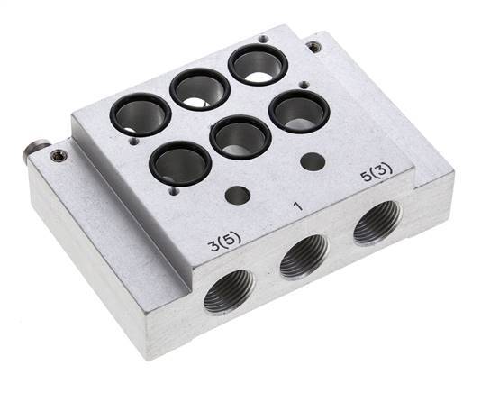 End Plate with Two Valve Seats for Airtec KM09