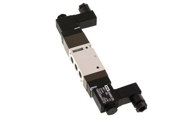 5/3 G1/8'' Center Closed Solenoid Valve 24V DC 2-10bar/28-140psi YPC