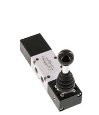5/3 G1/8'' Center Closed Hand Lever Valve -0.95-10bar/-13.2-140psi