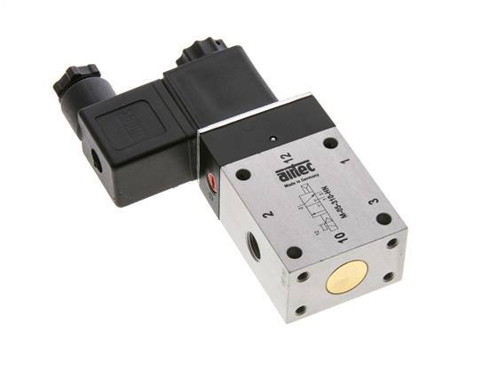 3/2 G1/8'' NO Solenoid Valve 115V AC 2-10bar/28-140psi Airtec