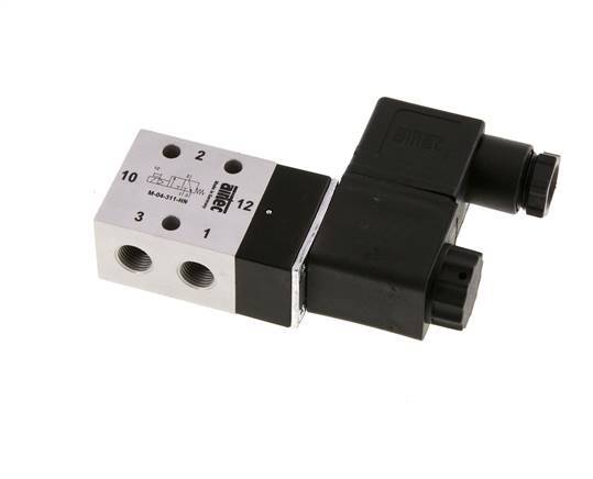 3/2 G1/8'' NC Solenoid Valve 12V DC 2.5-10bar/35.0-140psi Airtec