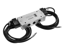 5/3 G1/2'' Center Closed Solenoid Valve 24V DC ATEX 3-10bar/42-140psi Airtec