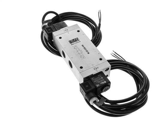 5/3 G1/2'' Center Closed Solenoid Valve 24V DC ATEX 3-10bar/42-140psi Airtec