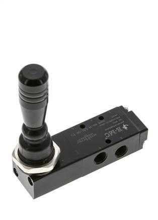 5/3 G1/8'' Exhaust Center Hand Lever Valve 0-8bar/0-112psi E.MC