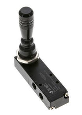 5/3 G1/8'' Exhaust Center Hand Lever Valve 0-8bar/0-112psi E.MC