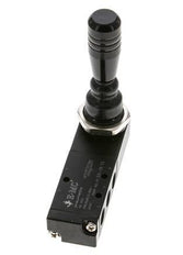 5/3 G1/8'' Exhaust Center Hand Lever Valve 0-8bar/0-112psi E.MC