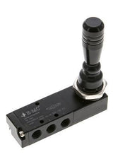 5/3 G1/8'' Exhaust Center Hand Lever Valve 0-8bar/0-112psi E.MC