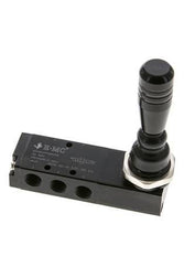 5/3 G1/8'' Exhaust Center Hand Lever Valve 0-8bar/0-112psi E.MC