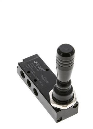 5/3 G1/8'' Exhaust Center Hand Lever Valve 0-8bar/0-112psi E.MC