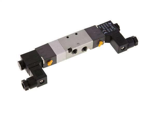 5/3 G1/8'' Center Closed Solenoid Valve 230V AC 1.5-8bar/21.0-112psi E.MC