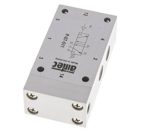 5/2 G1/4'' Air Pilot Valve ATEX 0-10bar/0-140psi Airtec