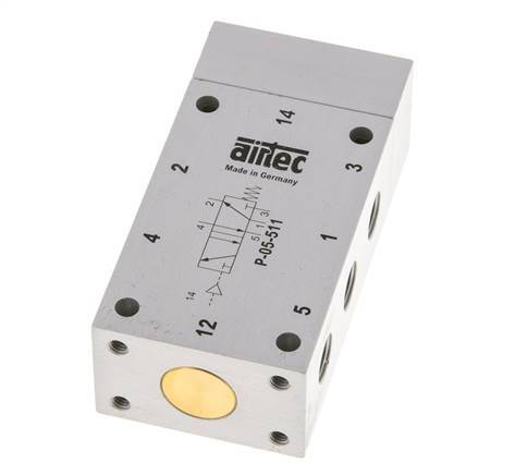 5/2 G1/8'' Air Pilot Valve ATEX 0-10bar/0-140psi Airtec