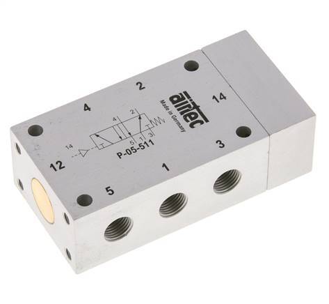 5/2 G1/8'' Air Pilot Valve ATEX 0-10bar/0-140psi Airtec