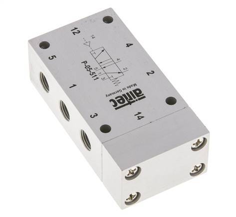 5/2 G1/8'' Air Pilot Valve ATEX 0-10bar/0-140psi Airtec
