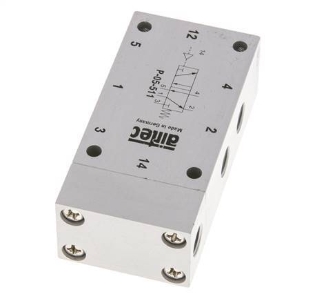 5/2 G1/8'' Air Pilot Valve ATEX 0-10bar/0-140psi Airtec