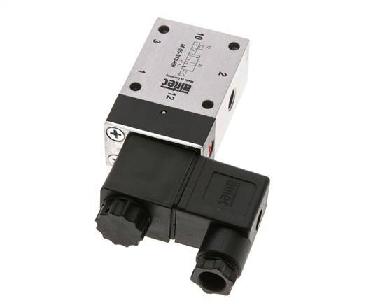 3/2 G1/8'' NO Solenoid Valve 12V DC 2-10bar/28-140psi Airtec