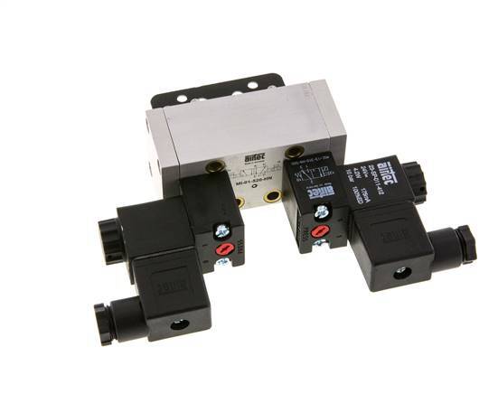 5/2 ISO 5599-1 Bistable Solenoid Valve 24V AC 2-10bar/28-140psi Airtec