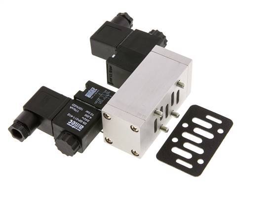 5/2 ISO 5599-1 Bistable Solenoid Valve 24V AC 2-10bar/28-140psi Airtec
