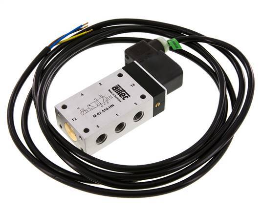 5/2 G1/4'' Solenoid Valve 230V AC ATEX 1.5-10bar/21.0-140psi Airtec