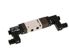 5/3 G1/8'' Center Closed Solenoid Valve 12V DC 2-10bar/28-140psi YPC