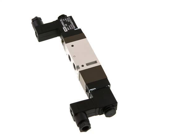 5/3 G1/8'' Center Closed Solenoid Valve 12V DC 2-10bar/28-140psi YPC