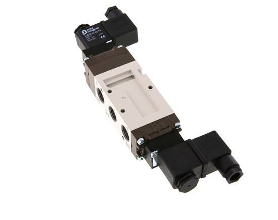 5/3 G3/8'' Center Closed Solenoid Valve 115V AC 2-10bar/28-140psi YPC