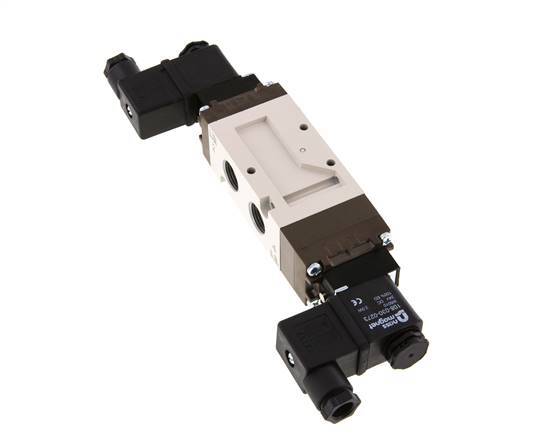 5/3 G3/8'' Center Closed Solenoid Valve 115V AC 2-10bar/28-140psi YPC