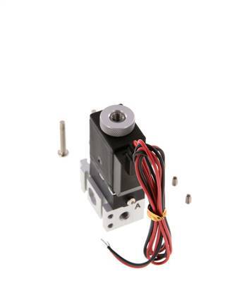 3/2 M5 NO Solenoid Valve 24V DC 0-8bar/0-112psi 2-pin Plug YPC