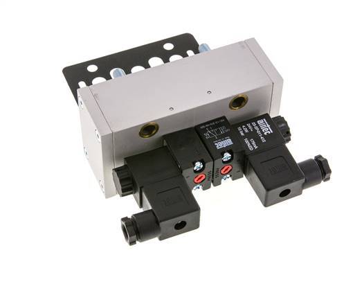 5/2 ISO 5599-3 Bistable Solenoid Valve 24V AC 2-10bar/28-140psi Airtec