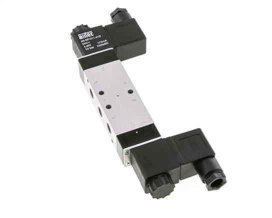 5/2 G1/8'' Bistable Solenoid Valve 12V DC 3-10bar/42-140psi Airtec