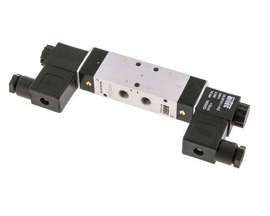 5/2 G1/8'' Bistable Solenoid Valve 12V DC 3-10bar/42-140psi Airtec