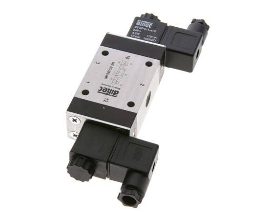 3/2 G1/4'' (G1/8'') Bistable Solenoid Valve External Pilot 24V AC 0-10bar/0-140psi Airtec