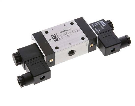3/2 G1/4'' (G1/8'') Bistable Solenoid Valve External Pilot 24V AC 0-10bar/0-140psi Airtec