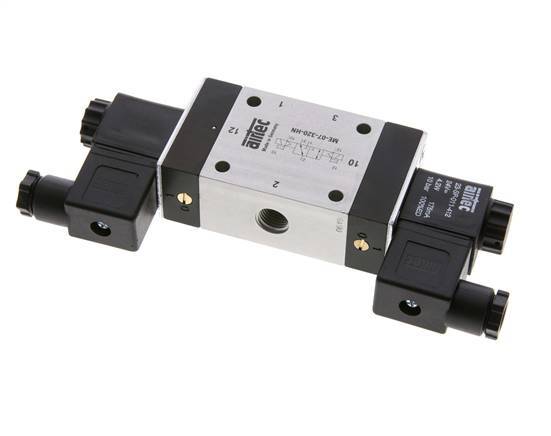 3/2 G1/4'' (G1/8'') Bistable Solenoid Valve External Pilot 24V AC 0-10bar/0-140psi Airtec