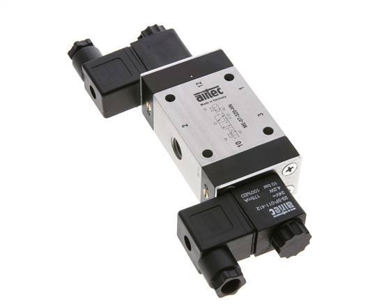 3/2 G1/4'' (G1/8'') Bistable Solenoid Valve External Pilot 24V AC 0-10bar/0-140psi Airtec