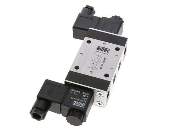 3/2 G1/4'' (G1/8'') Bistable Solenoid Valve External Pilot 24V AC 0-10bar/0-140psi Airtec