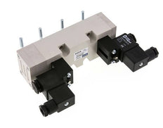 5/3 ISO 5599-2 Pressure Center Solenoid Valve 24V DC 2-10bar/28-140psi YPC