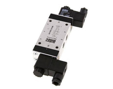 5/2 G1/4'' (G1/8'') Bistable Solenoid Valve External Pilot 24V DC 0-10bar/0-140psi Airtec