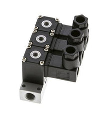 3x3/2 M5 NC Solenoid Valve 12V DC -0.95-8bar/-13.2-112psi Airtec