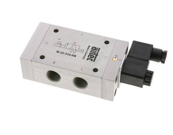 3/2 G1/2'' NC Solenoid Valve 24V DC 1-10bar/14-140psi Airtec