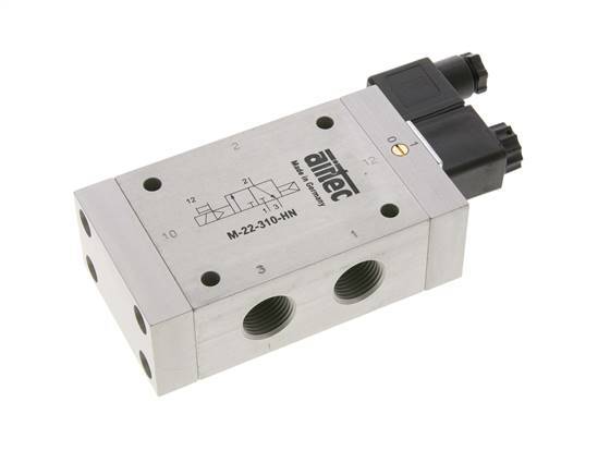 3/2 G1/2'' NC Solenoid Valve 230V AC 1-10bar/14-140psi Airtec